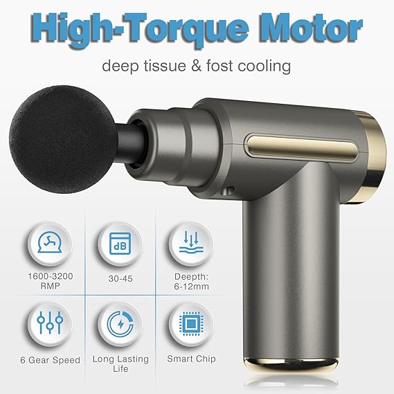 MEGA PROMOCIÓN - MASAJEADOR MUSCULAR PISTOLA