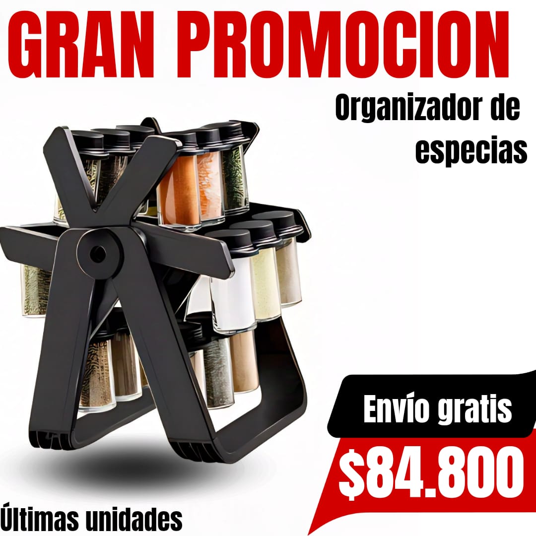 ORGANIZADOR DE ESPECIAS 360°