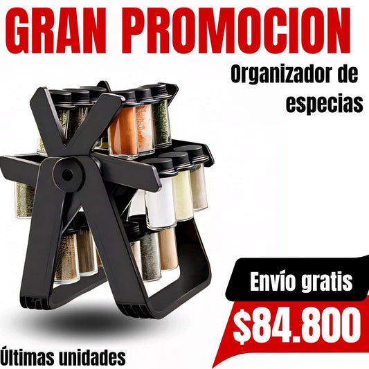 ORGANIZADOR DE ESPECIAS 360°
