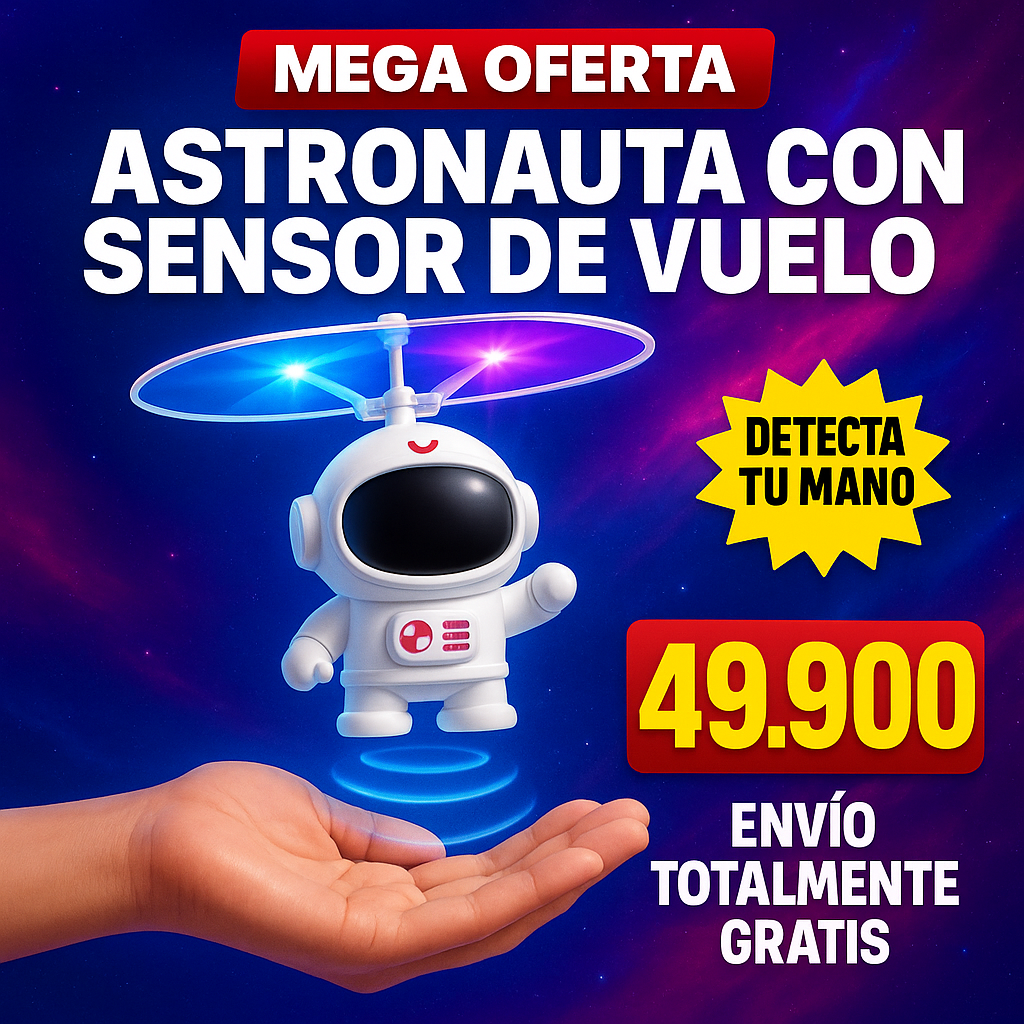 MINI DRON ASTRONAUTA VOLADOR