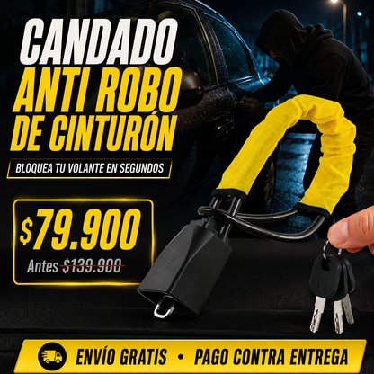 Candado Anti Robo de Cinturón