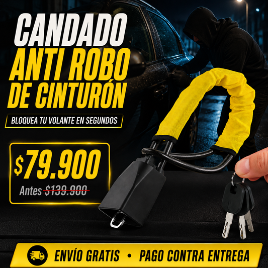Candado Anti Robo de Cinturón