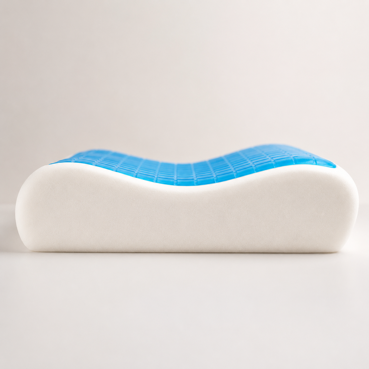 Contorno cervical ergonómico de la almohada