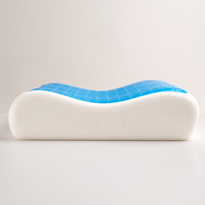 Contorno cervical ergonómico de la almohada