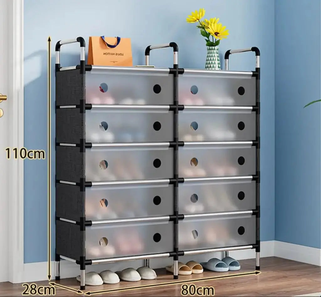 Zapatero Organizador Doble Antipolvo 6 niveles - MEGA OFERTA