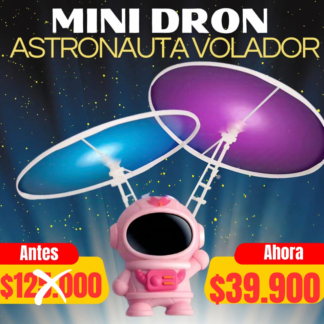MINI DRON ASTRONAUTA VOLADOR