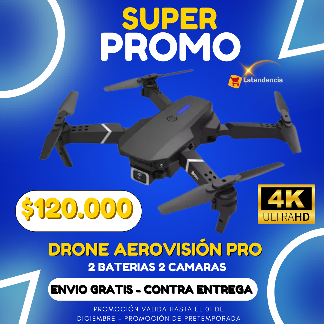 DRONE AEROVISIÓN PRO 4K - OFERTA