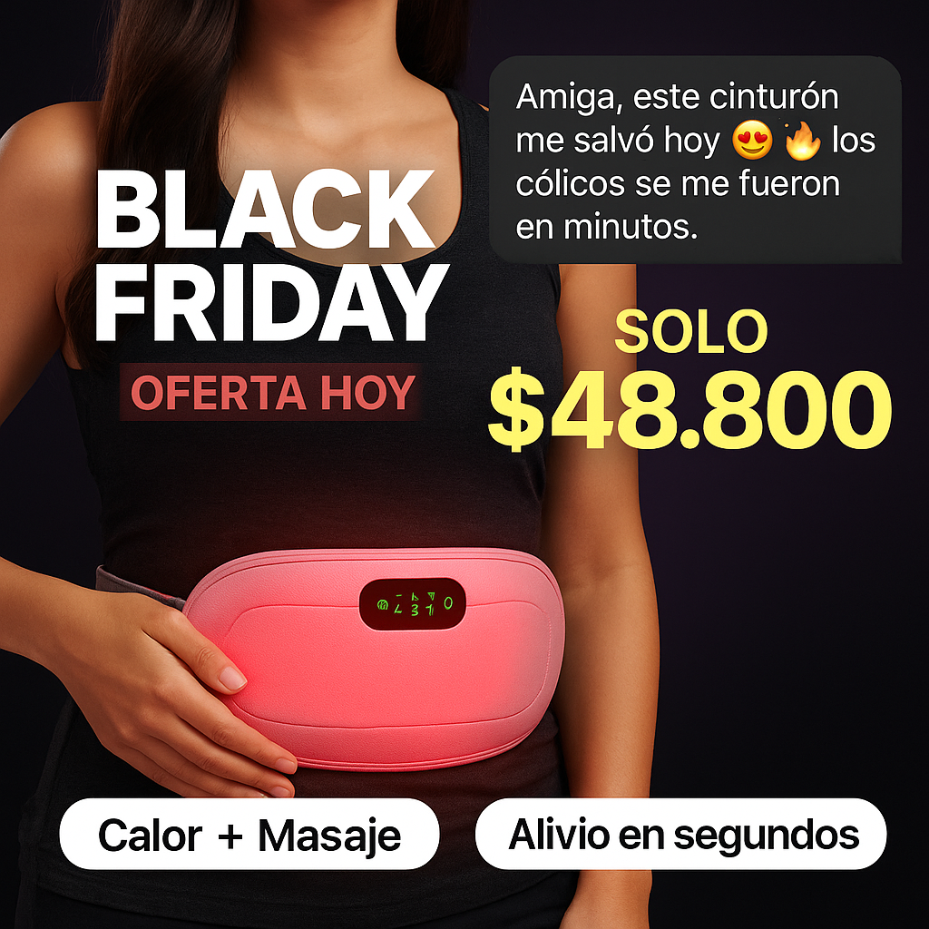 Cinturón Térmico Smart Relief®-CALOR + MASAJE
