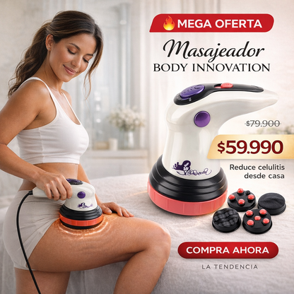 Masajeador Body Innovation - Tonificador y Removedor de Celulitis
